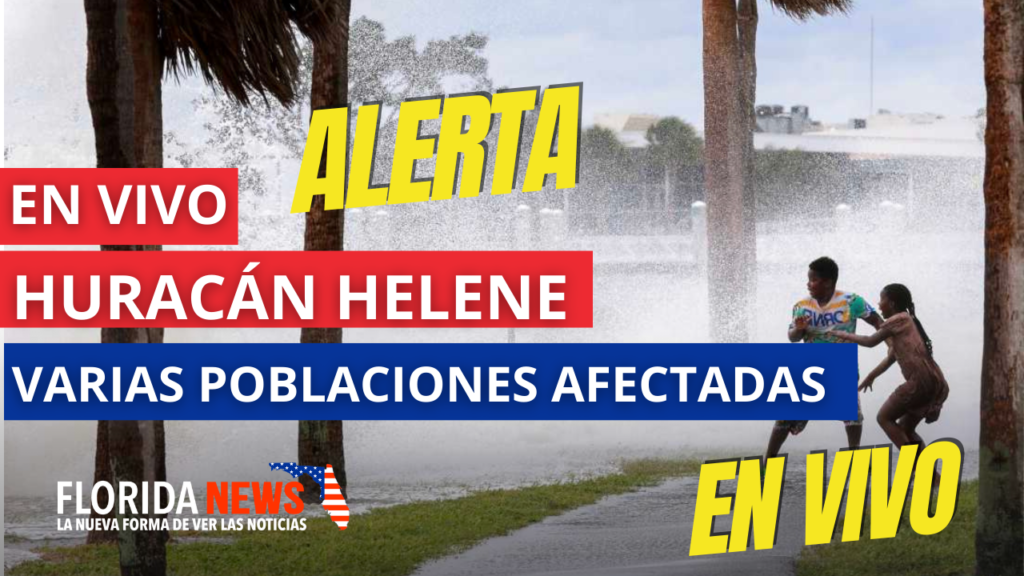 Hacia las 10:00 pm, el Huracán Helene impactó con categoría 4, una fuerza destructora de vientos máximos sostenidos de 140 mph y ráfagas de viento de 160 millas. Ingresó la fuerza destructora del Huracán Helene a la zona central de La Florida, miles de personas resultaron afectadas.